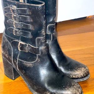 Frye Veronica Belted Boot Size 10